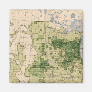 160 Roggen/Quadratmeile Magnet