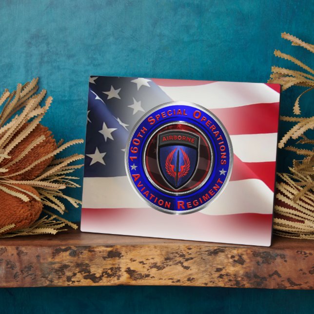 160. Special Operations Aviation "NIGHTSTALKERS" Fotoplatte (Seite)