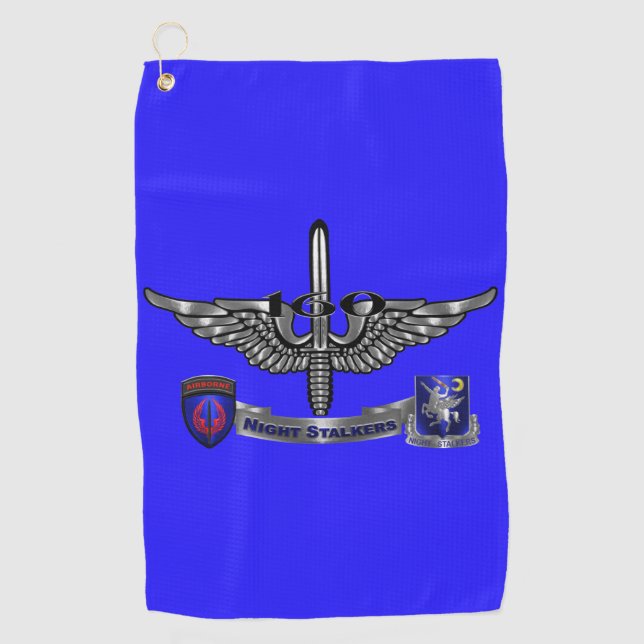 160. Special Operations Aviation Regiment "SOAR" Golfhandtuch (Vorderseite)