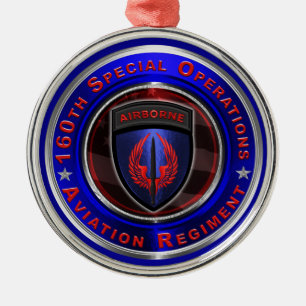 160. Special Operations Aviation Regiment "SOAR" Ornament Aus Metall