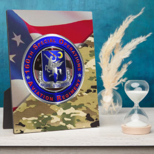 160th Special Operations Aviation NIGHT STALKERS Fotoplatte
