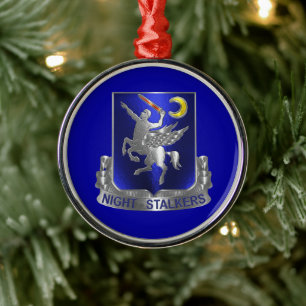 160th Special Operations Aviation Regiment “SOAR” Ornament Aus Metall