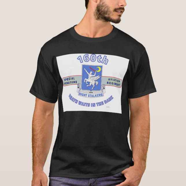 160TH SPEZIALOPERATION-LUFTFAHRT-REGIMENT STEIGEN T-Shirt (Vorderseite)