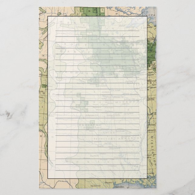 161 Barley/sq Meile Briefpapier (Vorderseite)