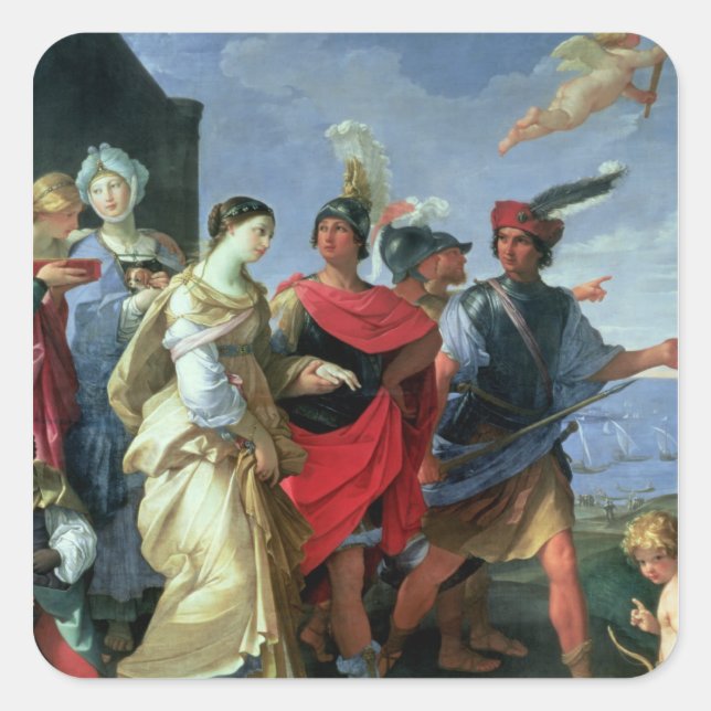 1626-31, Helen Quadratischer Aufkleber (Vorderseite)