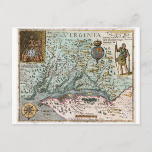 1627 Karte von Virginia
