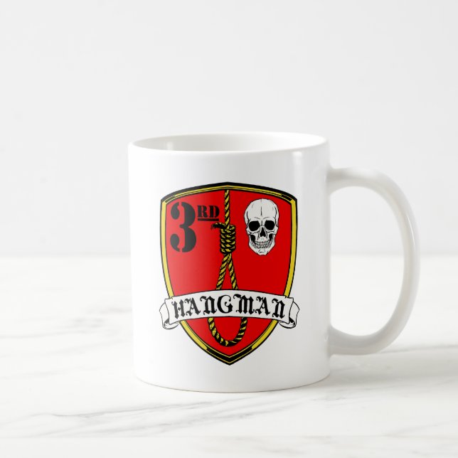 1632 Hangman-Regiment-Logo Kaffeetasse (Rechts)