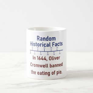 1644 verbot Oliver Cromwell - Geschichtsfakt Kaffeetasse
