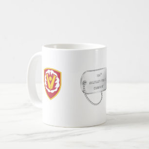 164. Military Police Co Hundeschild Kaffee Tasse