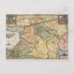 1657 Visscher Karte des Heiligen Landes