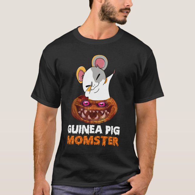 165 Guinea Pig Momster Halloween T-Shirt (Vorderseite)