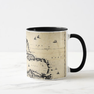 1680 Karibik-Karte Tasse