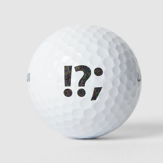 1686 Fragezeichen Golfball (Vorderseite)
