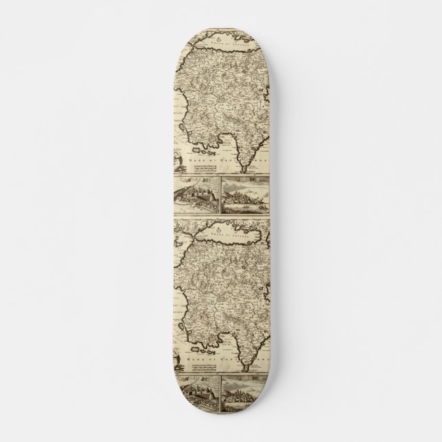 1688 Griechenland / Griechisch Peloponnesische Kar Skateboard (Vorne)