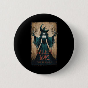 1692 fehlte ein Halloween-Feminist Hexentria Button