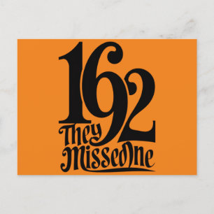 1692 Sie verpassten eine Hexe Halloween Grusel Sai Postkarte