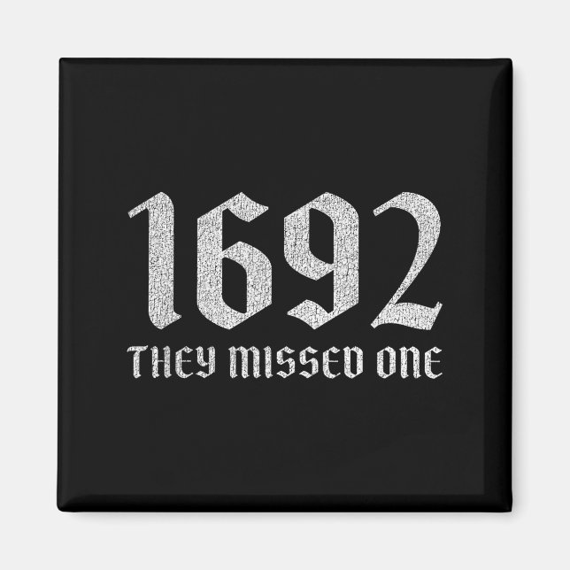 1692 verpasste einen lustigen Halloween-Hexen-Dunk Magnet (Vorne)