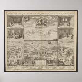 1699 Vertrag von Karlowitz Plan, Karte von Europa Poster