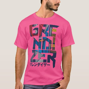 169 Grendizer-Schriftart T-Shirt