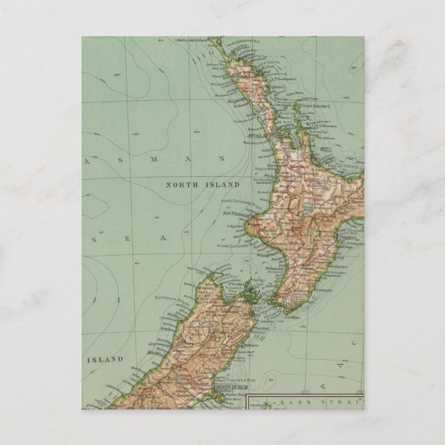 169 Neuseeland, Hawaii, Tasmanien Postkarte (Vorderseite)