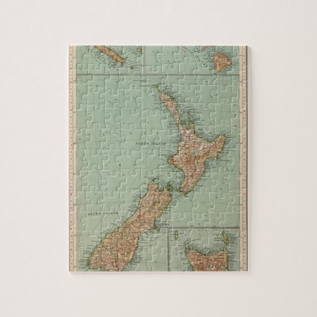169 Neuseeland, Hawaii, Tasmanien Puzzle (Vertikal)
