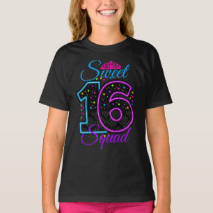 16 16 Squad cumple 16 Sonderanfertigungen T-Shirt
