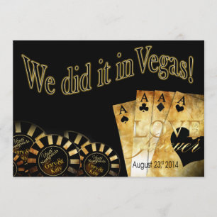 16:30 Gary & Katy Luxushochzeit in Las Vegas Einladung