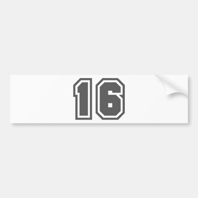 16 AUTOAUFKLEBER (Vorne)