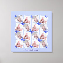 16 Bilder Collage Wertvoll Moments Periwinkle Blue