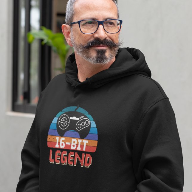 16-Bit-Legende - Retro-Videospiel Hoodie (Von Creator hochgeladen)