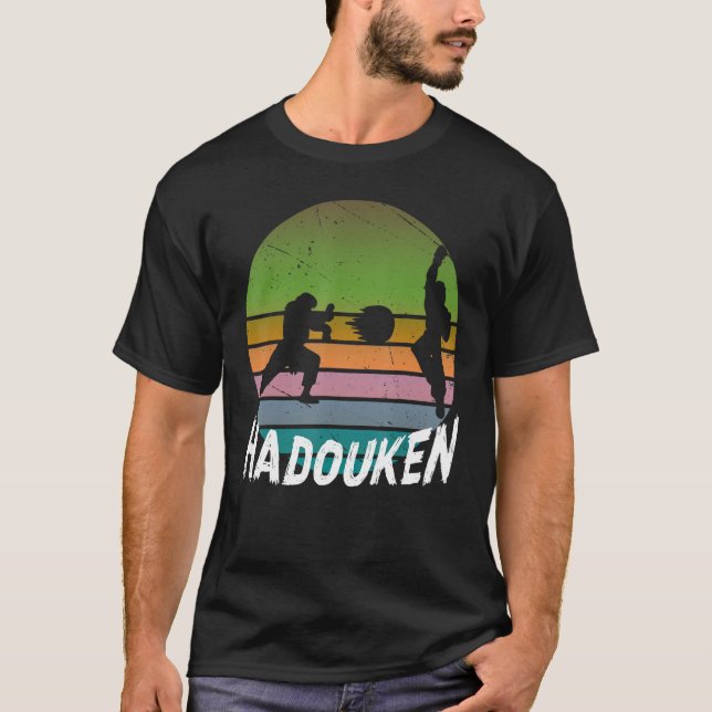 16-Bit-Retro-HADOUKEN-Kämpfer 5 T-Shirt (Vorderseite)