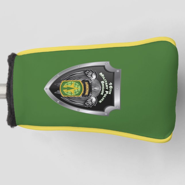 16. Brigade-Im Flugzeug Schutz der Militärpolizei Golf Headcover (Vorderseite)