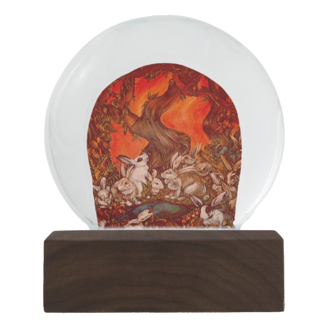 16 Bunne Schneekugel (Vorderseite)