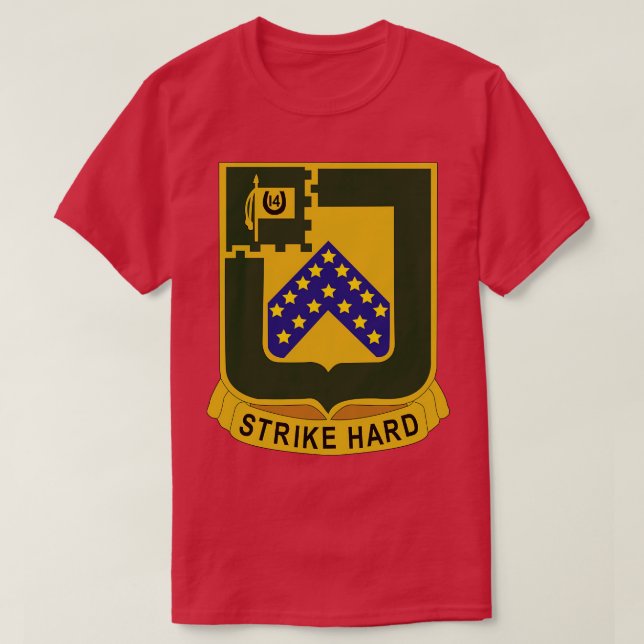 16. Cavalry Regiment mit Txt T-Shirt (Design vorne)