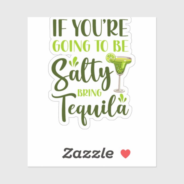 16.Cinco de Mayo, wenn Sie salzig sein werden, bri Aufkleber (Blatt)