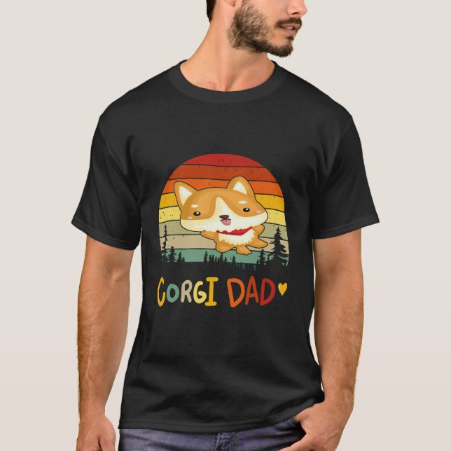 16 Corgi-Vater Corgi T-Shirt (Vorderseite)