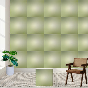 #16 Elegant Olive Green Gradient Keramik Tile Fliese