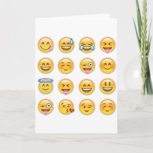 16 Emoji Karte (Vorderseite)