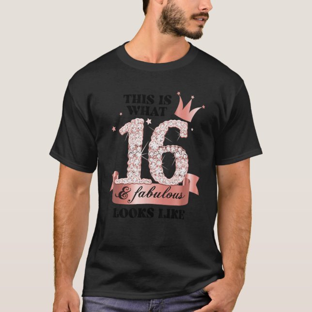16 & Fabulous I Rose And White Party Group Candid  T-Shirt (Vorderseite)