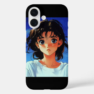 16 Fall: Unschuldiger Blick Anime Girl iPhone iPhone 16 Hülle