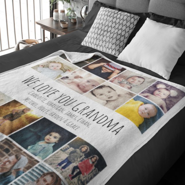 16 Fotos von Collage and Personalized Text Fleecedecke (Von Creator hochgeladen)