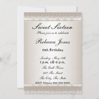 16 . Geburtstag 16 Einladung