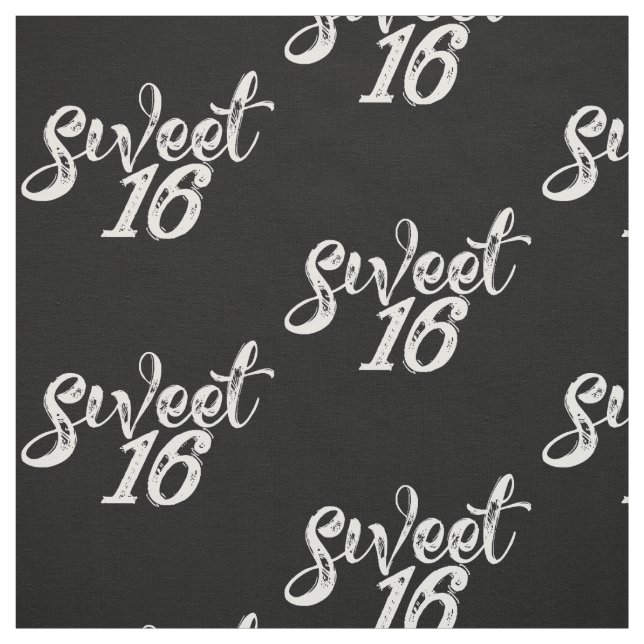 16 . Geburtstag 16. Geburtstag Stoff (Muster)