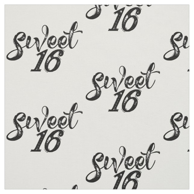 16 . Geburtstag 16. Geburtstag Stoff (Muster)