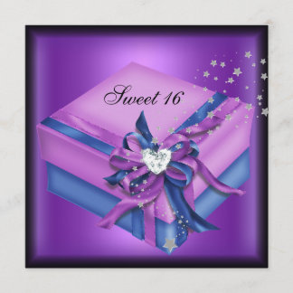 16 . Geburtstag 16 Geburtstagsparty-Geschenk Einladung