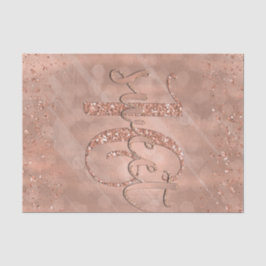 16 . Geburtstag 16 Rosa Rose Gold Glam Modernes De Seidenpapier
