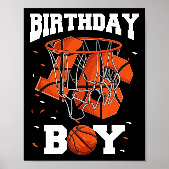 16. Geburtstag Basketball Kids1 Poster (Vorne)