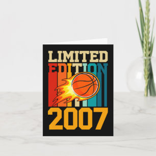 16. Geburtstag Basketball Limited Edition 2007 Spa Karte