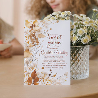 16 . Geburtstag Birthday Party Einladung