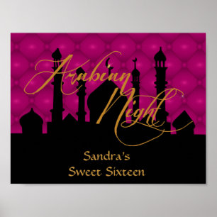 16 . Geburtstag Birthday Party Poster